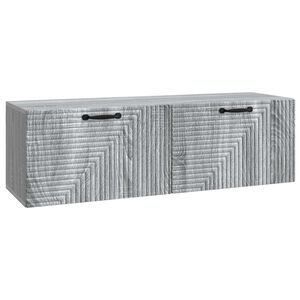 vidaXL Sieninė TV spintelė Pilka sonoma ąžuolo 98 x 31 x 30 cm