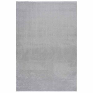 vidaXL Kilimas, pilkas, 160x230cm, skalbiamas, trumpi &scaron;ereliai