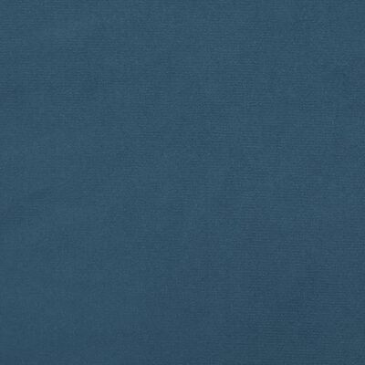 vidaXL Lovos rėmas, tamsiai mėlynos spalvos, 180x200 cm, aksomas