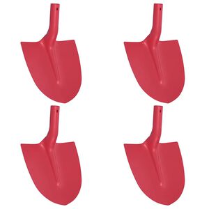 vidaXL Kastuvo galva 4 vnt. Raudona 39,5 x 27,5 cm