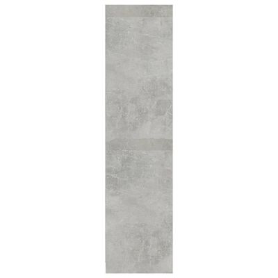 vidaXL Drabužių spinta, betono pilkos spalvos, 100x50x200cm, MDP