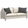 vidaXL Sofa Pagalvės 2 pcs Tamsiai pilka 70 x 50 cm Kordūrinis audinys