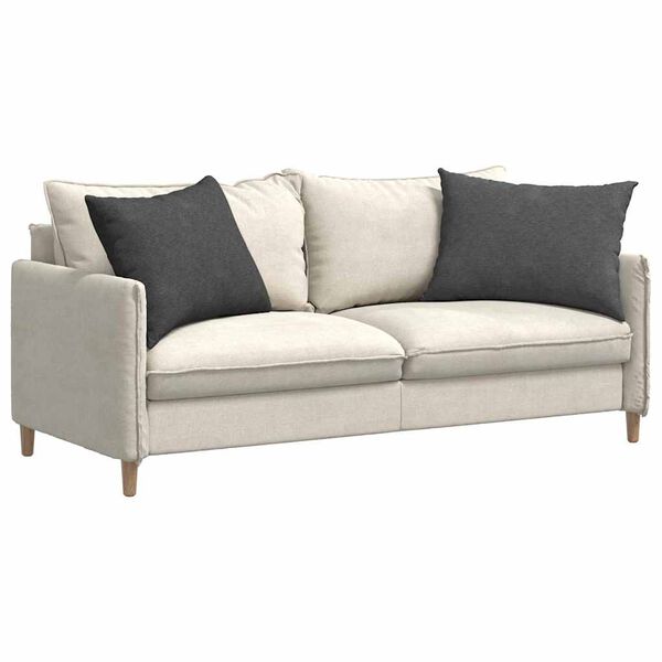 vidaXL Sofa Pagalvės 2 pcs Tamsiai pilka 70 x 50 cm Kordūrinis audinys