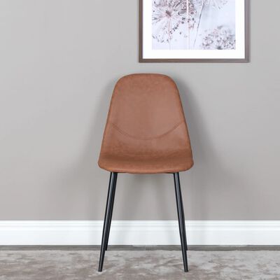 Venture Home Valgomojo kėdės Polar, 2vnt., rudos/juodos