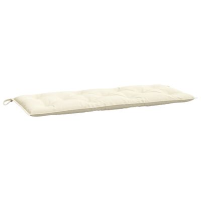 vidaXL suoliuko pagalvėlės, 2vnt., kreminis balta, oxford audinys