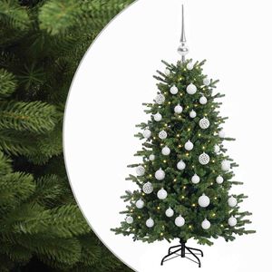 vidaXL Dirbtinė kalėdinė eglutė su rutuliuku 120 cm 150 LED