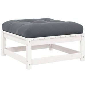 vidaXL Sodo pakojis su pagalvėle, pu&scaron;ies medienos masyvas