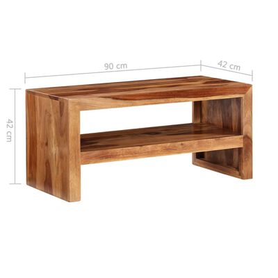 TV staliukas, šoninis staliukas, masyvi rausvosios dalbergijos mediena