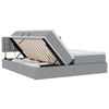 vidaXL Saugos lova &Scaron;viesiai pilka 180 x 200 cm Dirbtinė oda
