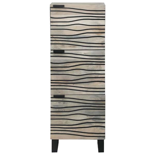 vidaXL Medijų saugojimo spintelės ir stelažai Balta ir juoda