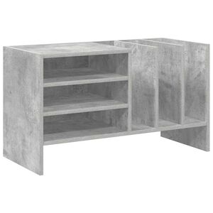 vidaXL Plok&scaron;telių spintelė Betono pilka 78,5 x 35 x 45 cm
