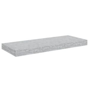 vidaXL Pakabinama sieninė lentyna, betono pilka, 60x23,5x3,8cm, MDF