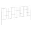vidaXL Sodo tvora su kuoliukais 48 vnt. 95 x 30 cm Sidabrinė