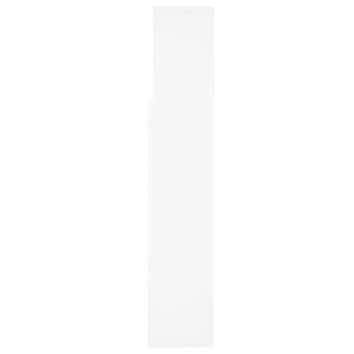 vidaXL Galvūgalis-spintelė, baltos spalvos, 160x19x103,5cm