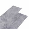 vidaXL Savitepliamos PVC grindų lentos Cementas pilkas 30,5 x 61 cm
