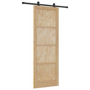 vidaXL Slankios durys ORKDAL Natūrali 83 x 232 cm