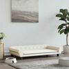 vidaXL Lova &scaron;unims, kreminės spalvos, 100x50x21cm, aksomas