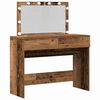 vidaXL Makiažo stalas Senas medis 100 x 40 x 120 cm Apdirbta mediena