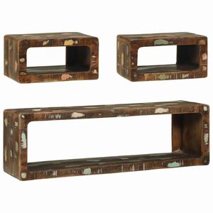 vidaXL TV spintelių komplektas 3 vnt. Įvairiaspalvis 100 x 30 x 32 cm