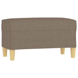 vidaXL Suoliukas, taupe spalvos, 70x35x41cm, audinys