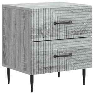 vidaXL &Scaron;alia lovos spintelė Pilka sonoma ąžuolo 43 x 34,5 x 47,5 cm