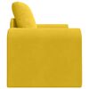 vidaXL Sofa lova Geltona 98 x 71 x 83 cm Aksomas