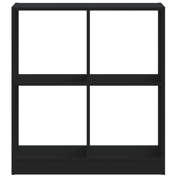 vidaXL Knygų spinta, juoda, 68,5x32x75cm, apdirbta mediena