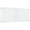 vidaXL Virtuvės atbraila 2 vnt. Skaidrus 110 x 50 cm grūdintas stiklas