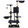 vidaXL Draskyklė katėms su stovais iš sizalio, mėlyna, 122cm