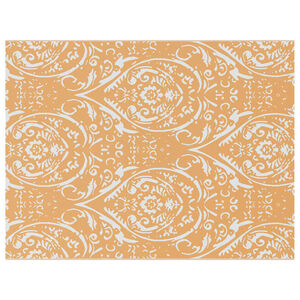 vidaXL Lauko kilimas &bdquo;Jacobean&ldquo; ARAKIL Oranžinė ir balta 400 &times; 300 cm
