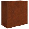 vidaXL Lovelis, 40x80x80cm, Corten plienas