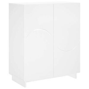 vidaXL Batu skrynia 73 x 38 x 87,5 cm Apdirbta mediena Balta