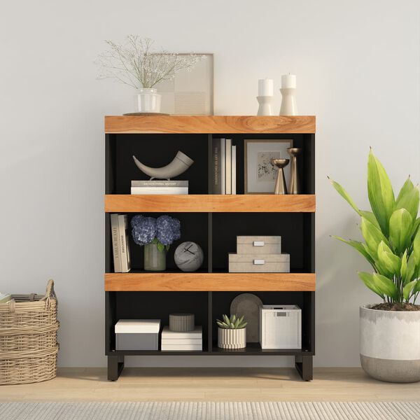 vidaXL Šoninė spintelė, 85x33x107cm, akacijos medienos masyvas