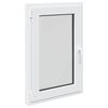 vidaXL Požeminio lango RISOR 60 x 80 cm PVC ir stiklas Balta