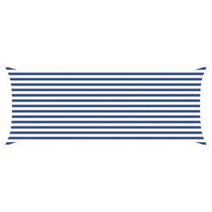 vidaXL Saulės burė Mėlyna ir balta 5 x 2 m 100% poliesteris Oksfordas