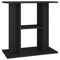 vidaXL Akvariumo stovas, juodos spalvos, 60x30x60cm, apdirbta mediena
