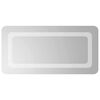 vidaXL LED vonios veidrodis Skaidrus 60 x 30 cm grūdintas stiklas
