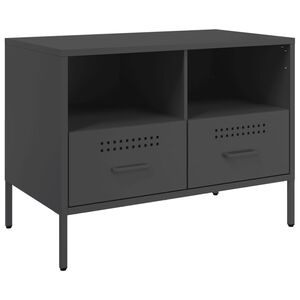 vidaXL Televizoriaus spintelė, juoda, 68x39x50,5cm, plienas