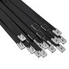 vidaXL Laido tvirtinimas 25 vnt. 7,9 x 350 mm Juoda