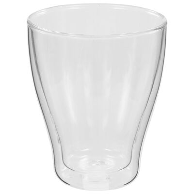 vidaXL Dvigubos sienelės stiklinės Latte Macchiato, 12vnt., 370ml
