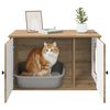 vidaXL Katės namelis Meistrų ąžuolas 85 x 55 x 50 cm Apdirbta mediena