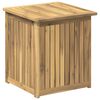 vidaXL Sodo saugojimo dėžė Kietos akacijos mediena 48,5 x 49 x 53,5 cm