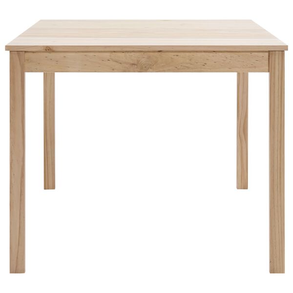 vidaXL Valgomojo baldų komplektas, 9 dalių, pu&scaron;ies mediena