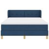 vidaXL Kiemas lova su čiužiniu Mėlyna 140 x 200 cm audinys