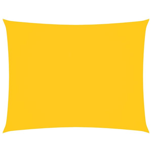 vidaXL Burė nuo saulės, geltona, 2,5x3,5m, oksfordas, stačiakampė