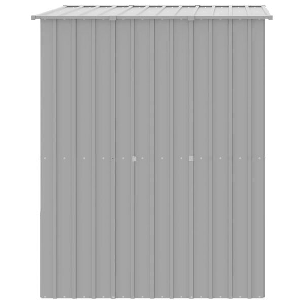 vidaXL Šuns narvas su stogu, šviesiai pilkas, 165x153x181cm, plienas