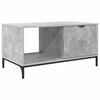 vidaXL Kavos staliukas Betono pilka 90 x 49 x 46 cm Apdirbta mediena