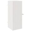 vidaXL Cat House White 43x43x90 cm Pušies masyvo