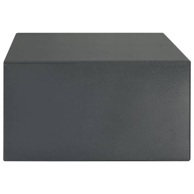 vidaXL Skaitmeninis seifas, tamsiai pilkos spalvos, 42x37x20cm
