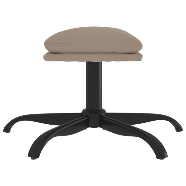 vidaXL Pakoja, šviesiai pilka, 60x60x36cm, mikropluošto audinys